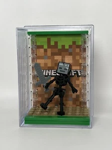 Minifigure Display Case  For Lego Minecraft Skeleton MINIFIG INCLUDED - Picture 1 of 5