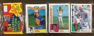 1984 TOPPS Rack Pack DAVE STIEB, GARY LUCAS, MILT MAY Showing I9020525  - Picture 1 of 12