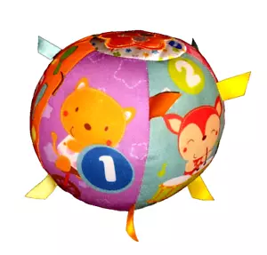 Vtech Lil' Critters ROLL & DISCOVER BALL Soft Toy Music Animals Sounds Numbers - Picture 1 of 6