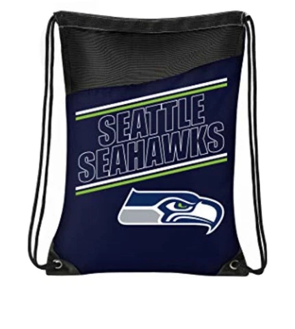 Seattle Seahawks Backsack Incline Design [NEW] NFL Sling Bag Backpack Pack Cover