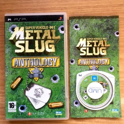 METAL SLUG ANTHOLOGY COMPLET BOÎTE NOTICE SONY PSP PAL UK CIB OVP Snk Playmore - Photo 1/4