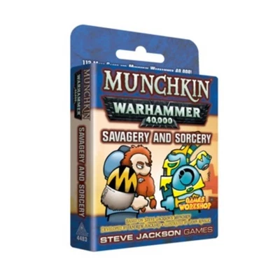 SJG Munchkin Warhamme Munchkin Warhammer 40.000 - Caja Salvajismo y Sorc en muy buen estado+/casi nuevo Foto 1 de 2
