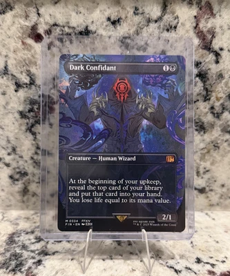MTG Final Fantasy English Dark Confidant Borderless 0334 Non-Foil - Image 1 of 2