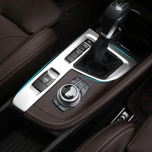 Car Gear Shift Box Trim Frame Cover Panel Fit for BMW X1 F48 2016 2017 LHD wd - Picture 1 of 6