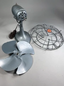 Diehl Oscillating Tilt Head 4 Blade 12" Desk Table Fan, motor works Parts/repair - Picture 1 of 11