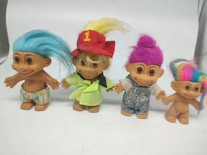 Konvolut vier (4) Troll Puppen - Bild 1 von 4