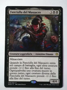 MTG Fanciulla del Massacro NM Massacre Girl - Magic WAR of the Spark - Bild 1 von 2