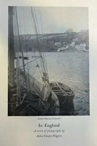1914 Aldus Chapin Higgins Photographs of England Cornwall Fowey Harbor Thames - Picture 1 of 6
