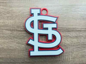 St. Louis Cardinals Oversized Pendant, Bold Baseball Fan Necklace, Game Jewelry - Picture 1 of 2
