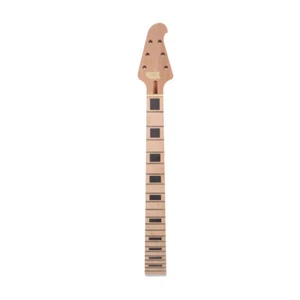 Nuevo mástil de guitarra 22 trastes 24,75 pulgadas diapasón de arce con incrustación de puntos guitarra hágalo usted mismo - Imagen 1 de 3