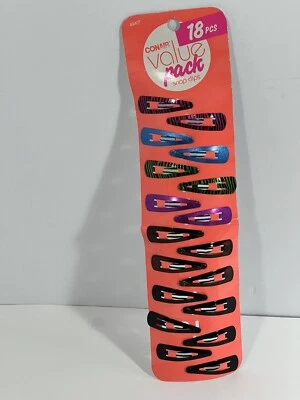 Conair Value Pack 18 Pieces Snap Clips - Image 1 of 4