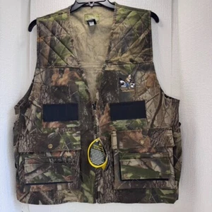 Quail Unlimited Camo Vest - Hunting Fishing - NWT - Size Men's L - Camouflage - Picture 1 of 19