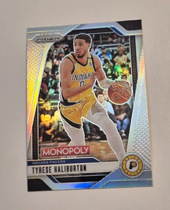 Tyrese Haliburton Silver Prizm - 2024-2025 Panini Prizm Monopoly #58 Pacers - Picture 1 of 3