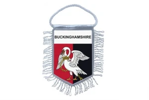 Mini banner flag pennant window mirror cars country banner buckinghamshire - Bild 1 von 1