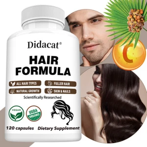 Vitaminas todo en uno para cabello, piel y uñas - Fórmula capilar con palma enana americana - Imagen 1 de 13
