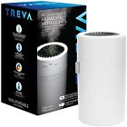Treva Portable Cool Mist Mini Humidifier w/ Colored LED Lights, USB Rechargeable
