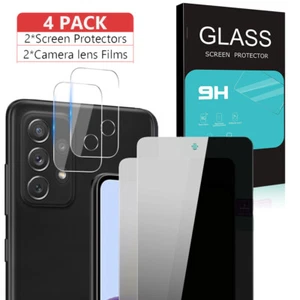 For Samsung A12 5G A02S A03S Anti-Spy Privacy Screen Protector, Camera Lens - Picture 1 of 15