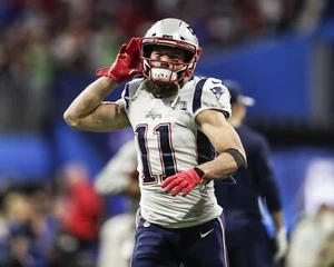 Foto de fútbol americano de la NFL Julian Edelman Super Bowl LIII New England Patriots 8x10 - Imagen 1 de 1