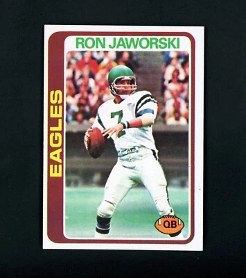 Ron Jaworski 1978 Topps - Philadelphia Eagles #449 NM-MT - Image 1 of 2