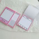 1x 50Sheets Korean Pink Dialog Box Memo Pad Simple Journal Planner Decoration