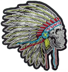 patche dorsal indien sioux backpatche écusson grand dos grande taille patch DIY - Picture 1 of 2