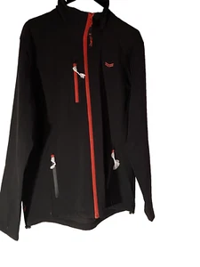 NEW YANMAR MENS JACKET BLACK W/RED TRIM,LARGE - Picture 1 of 14