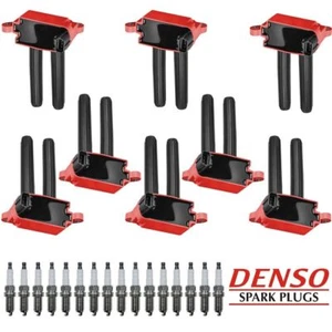 8 Ignition Coil + 16 Denso Platinum Spark Plug For Ram 2500 6.4L V8 UF504 - Picture 1 of 1