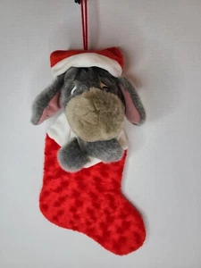 Disneyland Resort Winnie The Pooh Eeyore Christmas Stocking Plush 18" - Picture 1 of 9