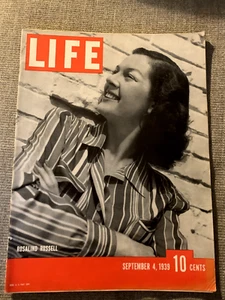 Life Sep 4 1939 VTG ADS MCM Decor Recipes Fashion Seizure of Danzig NAZI GERMANY - Picture 1 of 6