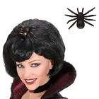 Gotyckie pająki broszka spinka do włosów czarownice ozdoby do włosów czarna wdowa kostium klips