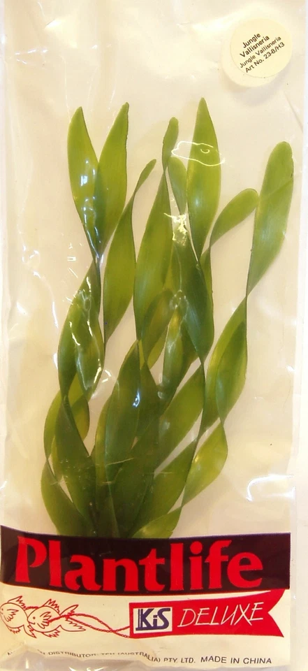 KIS Aquarium Fish Tank Artificial Plastic Plants - Jungle Vallisneria 8" - image 1 of 1