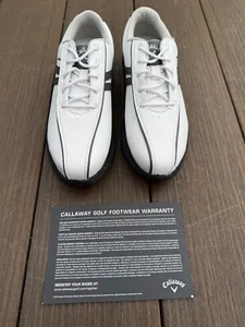 NEW CALLAWAY WOMENS casual WHITE GOLF shoes Size 6, Minor Flaw-read below - Picture 1 of 6