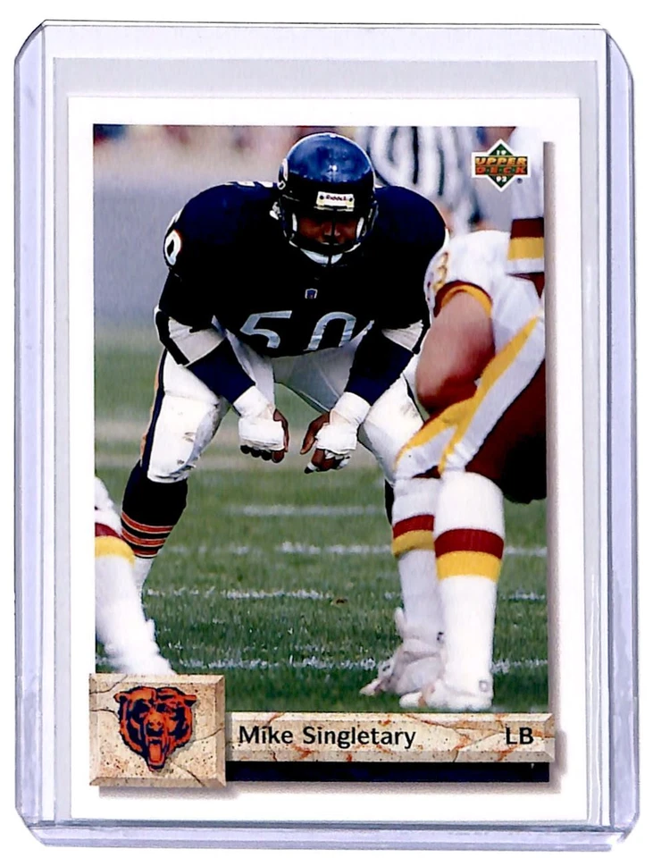 1992 Upper Deck Mike Singletary Chicago Bears #568 - Image 1 of 2