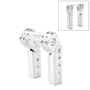 Abrazadera elevadora de manillar retroceso de 6" para Harley Sportster 883 1200 XL Dyna Softail - Imagen 1 de 7
