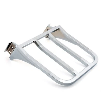 Chrome Backrest Luggage Rack For Sportster XL1200 883 Nightster Dyna Softail U9- - Изображение 1 из 4