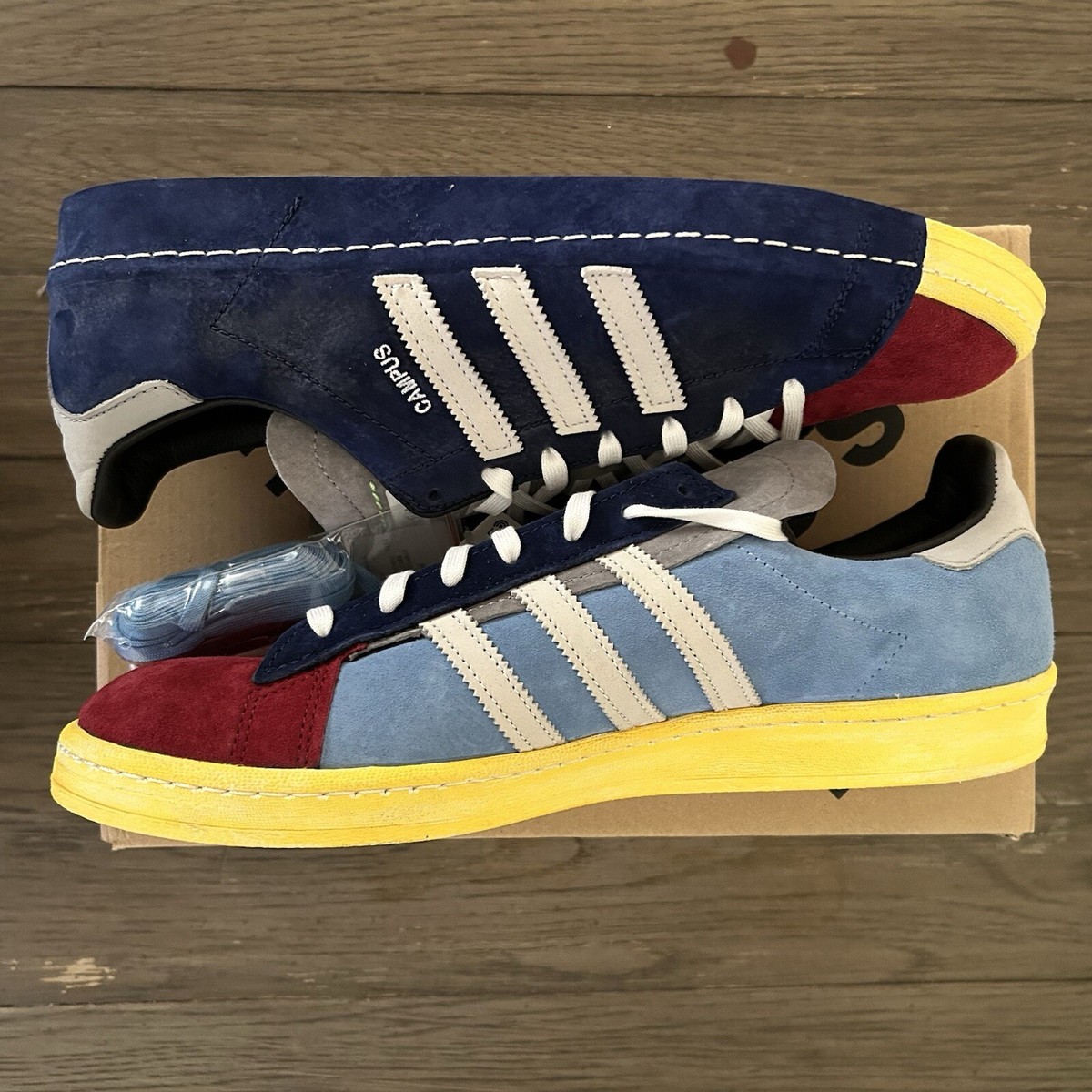 靴 adidas Campus 80 Recouture Dark Blue 27 adidas Campus 80 Recouture Dark Blue Men's - FY6753 - US