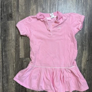Izod Girls Pink Polo Dress Size L Tennis School Uniform - Picture 1 of 3