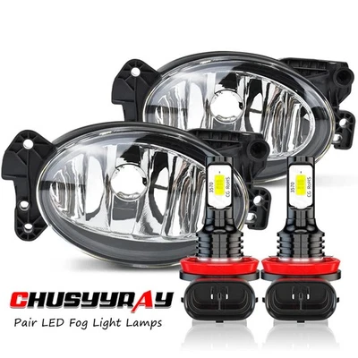 Left/Right LED Fog Lights For Mercedes-Benz E320 W211 ~ 2007 2008 2009 - Image 1 of 4