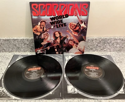 Scorpions – World Wide Live ; 1985 2XLP #72 UNPLAYED (TOP COPY) 1ST PRESS - Image 1 of 4
