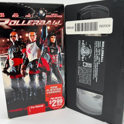 Rollerball VHS 2002 Action R-Rated Version MGM Home Entertainment Fast Shipping! - Image 1 of 4
