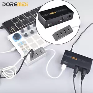 High-Speed USB MIDI Host Box MIDI Host USB To MIDI Converter USB HUB Ports Hub - Picture 1 of 12