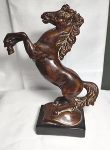 RARA Estatuilla de Caballo de Cerámica Jaru De Colección Estatua Crianza Semental 12.5 pulgadas  - Imagen 1 de 16