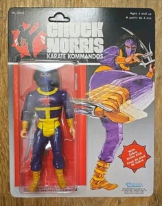 Chuck Norris Karate Kommandos - Super Ninja 1986 Kenner Unpunched Neu! Gratis S+H! - Bild 1 von 3