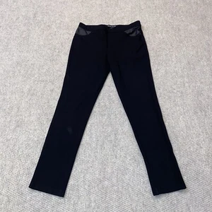 DKNY Jeans Black Stretch Pant Women Size Medium (28 Inch Inseam) - Picture 1 of 9