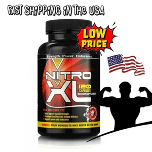 Potenciador de Óxido Nítrico, Hombres 3000 Mg Premium Entrenamiento Muscular Bomba 120 Cápsulas - EE. UU. - Imagen 1 de 11