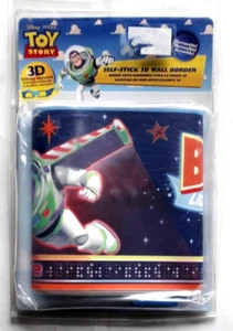 TOY STORY 1 - DISNEY PIXAR - FRISE AUTOCOLLANTE PAPIERS PEINTS 3D avec lunettes - Imagen 1 de 4