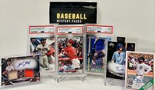 MLB Hot Packs! 1 Graded Card AND Auto Guaranteed 10 Rookies 4 Parallels