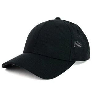 UPF 50+ Screen Fabric Low Profile Mesh Flex Fitted Golf Cap - FREE SHIPPING - Picture 1 of 4