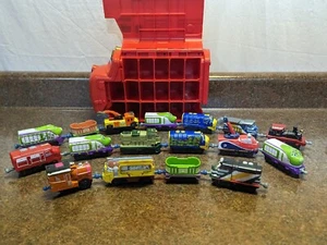 Chuggington Train Holder Storage With 15 Die Cast Trains And Track - Picture 1 of 24