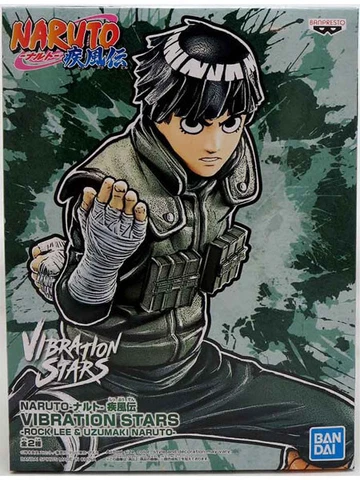 Banpresto Naruto Shippuden Vibration Stars Rock Lee Figure Brand New In Stock Cover